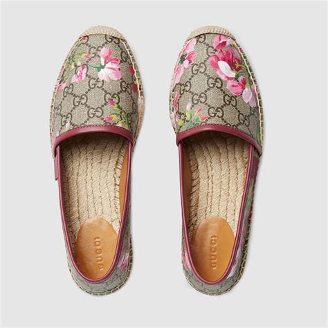 gucci gg blooms espadrilles|gucci ladies slides.